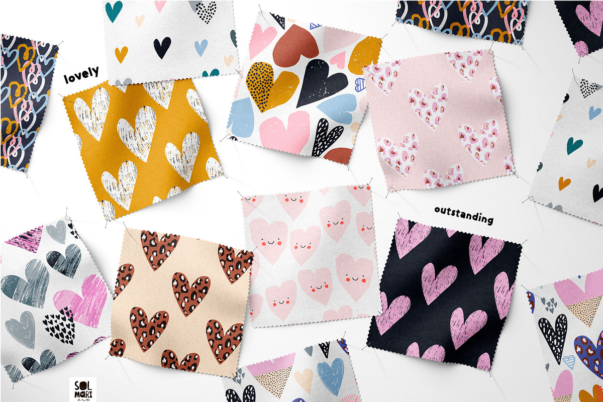LOVA graphic collection, a Pattern Graphic by solmariart (Photo 2 of 9)