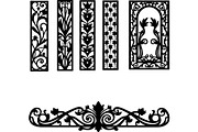 Elegant Floral Border Panels, an Object Graphic by abu67222 (Thumbnail 12 of 13)