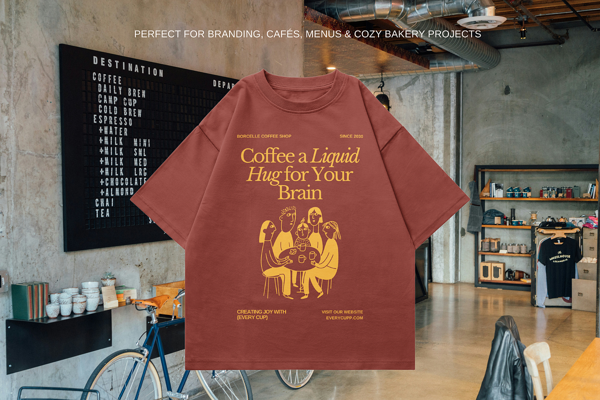 Café People: Fun Coffee & Food, a Food Illustration by Veyla (Photo 8 of 10)
