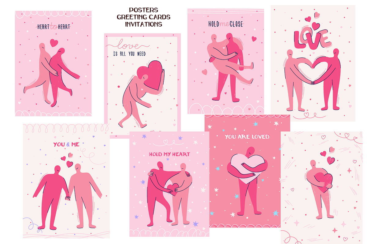 Love Vibes Set, a Seasonal Illustration by Zim Varezhkin (Photo 7 of 12)