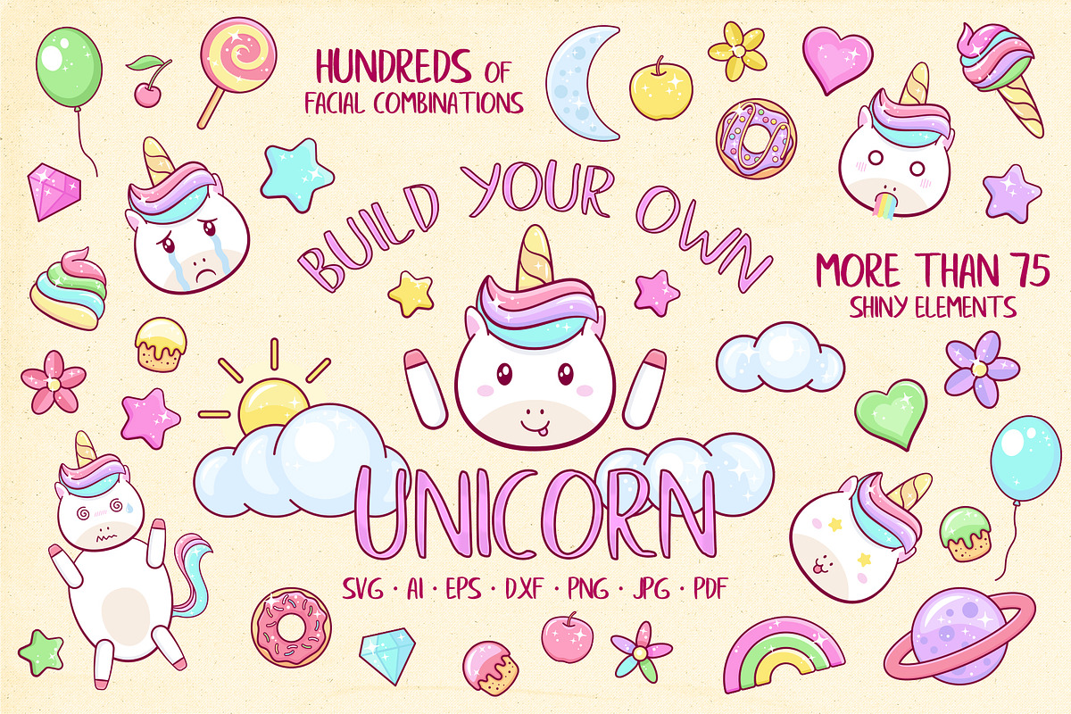 Build Your Own Unicorn Scene Creator, a Graphic by Jonas Stensgaard (Photo 1 of 7)