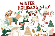 Winter holidays. Christmas pattern, a Pattern Graphic by Lineli (Thumbnail 2 of 15)