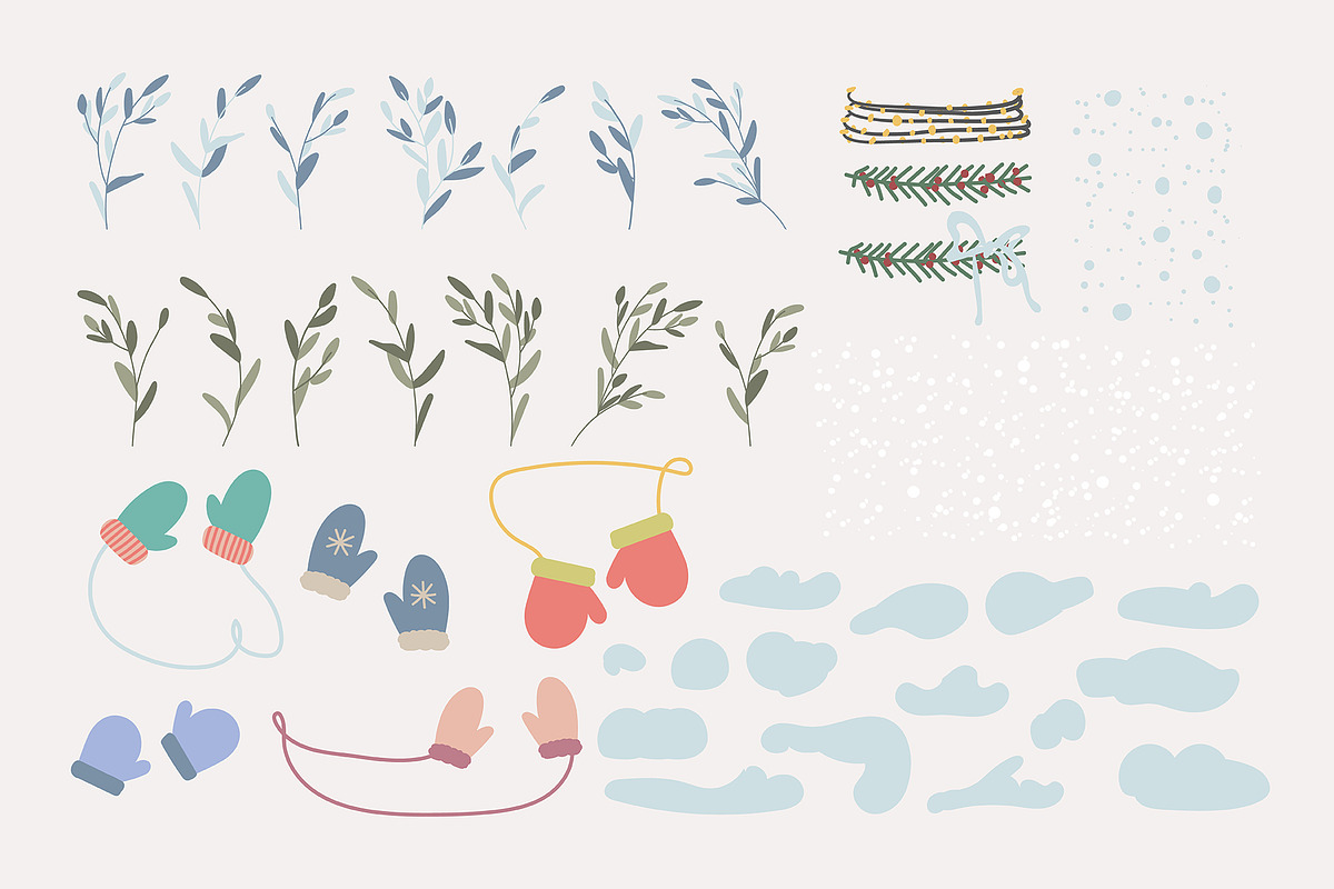 Sustainable Christmas Illustrations, a Seasonal Illustration by JuDesign (Photo 5 of 14)