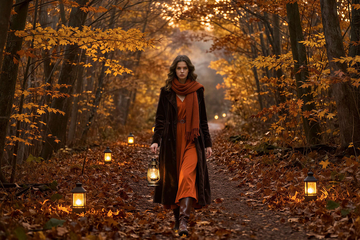 30 Autumn Bokeh Digital Backdrops, a Background Graphic by 3Motional (Photo 14 of 18)