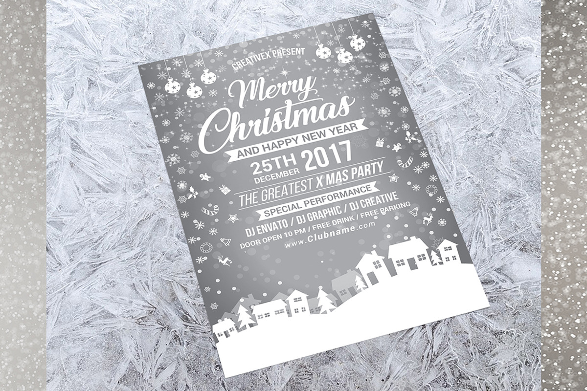 Merry Christmas Flyer, a Flyer Template by Creative  designer (Photo 5 of 6)