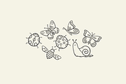 Hand Drawn Spring Illustrations, an Illustration by HonestiesPrintS (Thumbnail 5 of 7)