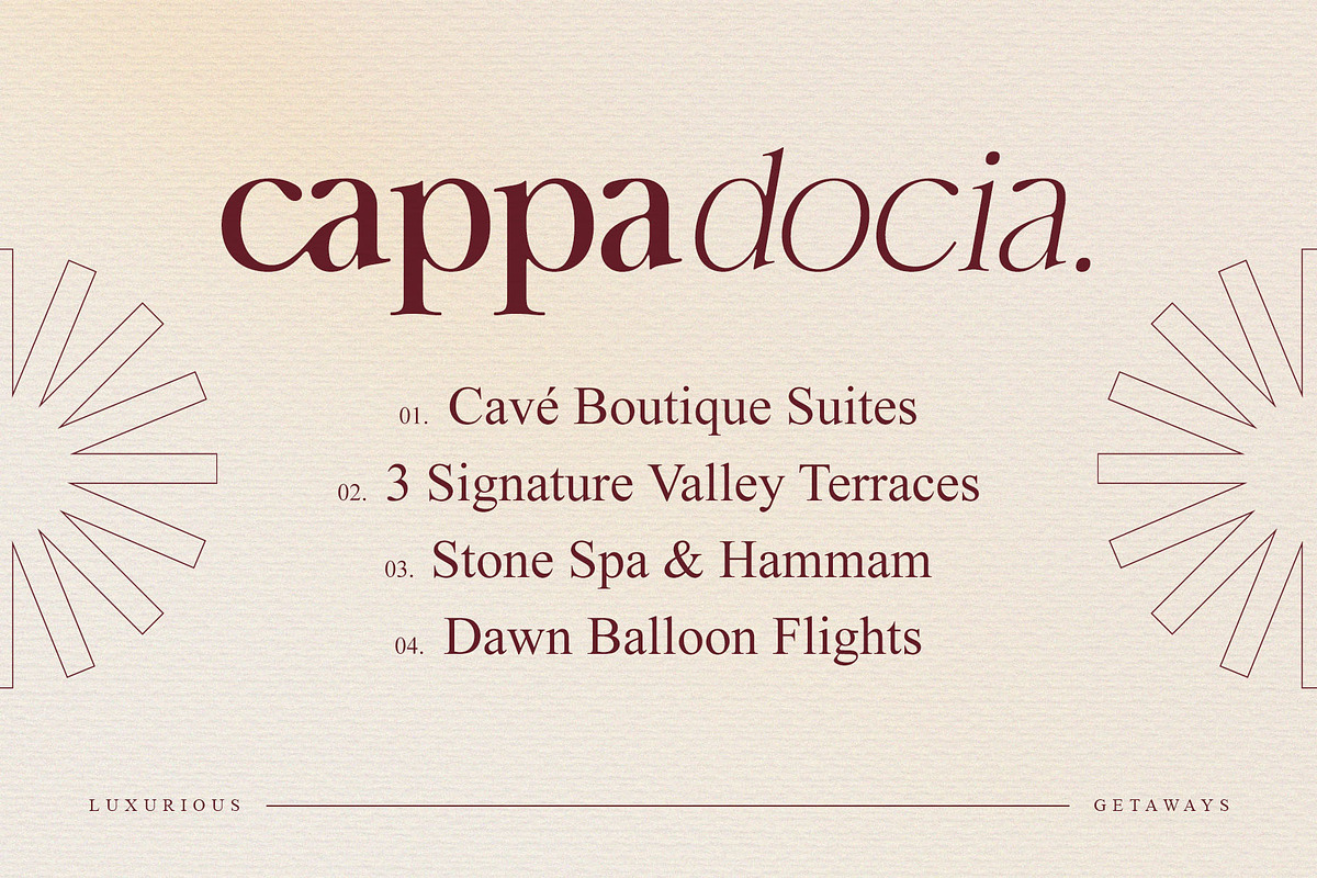 Chérié – Ligature Serif Family Font, a Serif Font by Krismagraph (Photo 3 of 15)