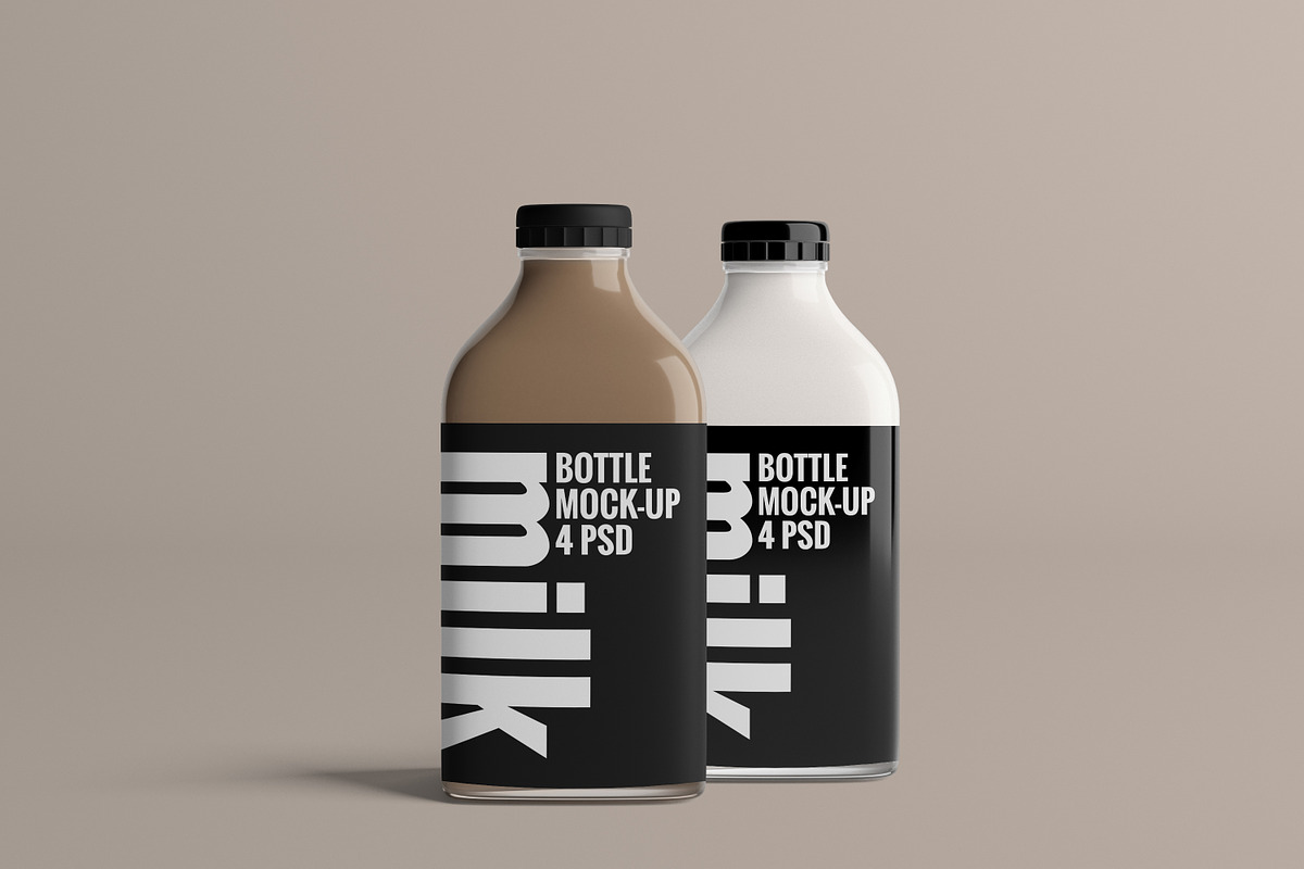 Milk Bottle Mock-Up 2 (Big), a Packaging Mockup by AY Mock-Ups (Photo 7 of 11)