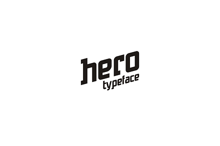 Hero Sans Serif typeface