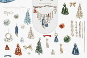Christmas Decor Watercolor Set, a Decorative Illustration by Cat In Colour (Thumbnail 7 of 14)
