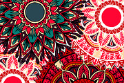 Boho flowers - mandala patterns, an Illustration by Lytvynenko Anna (Thumbnail 1 of 5)