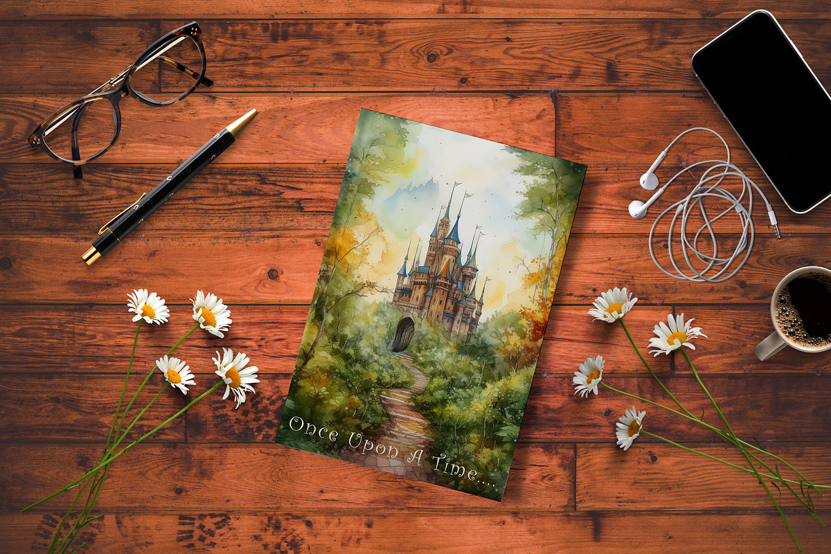 Magical Castle Pathway Through Woods, a Background Graphic by Fun Digital (Photo 2 of 3)