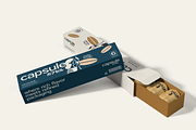 Capsule Can with Sleeve Box Mockup, a Packaging Mockup by graphicsauce (Thumbnail 2 of 3)