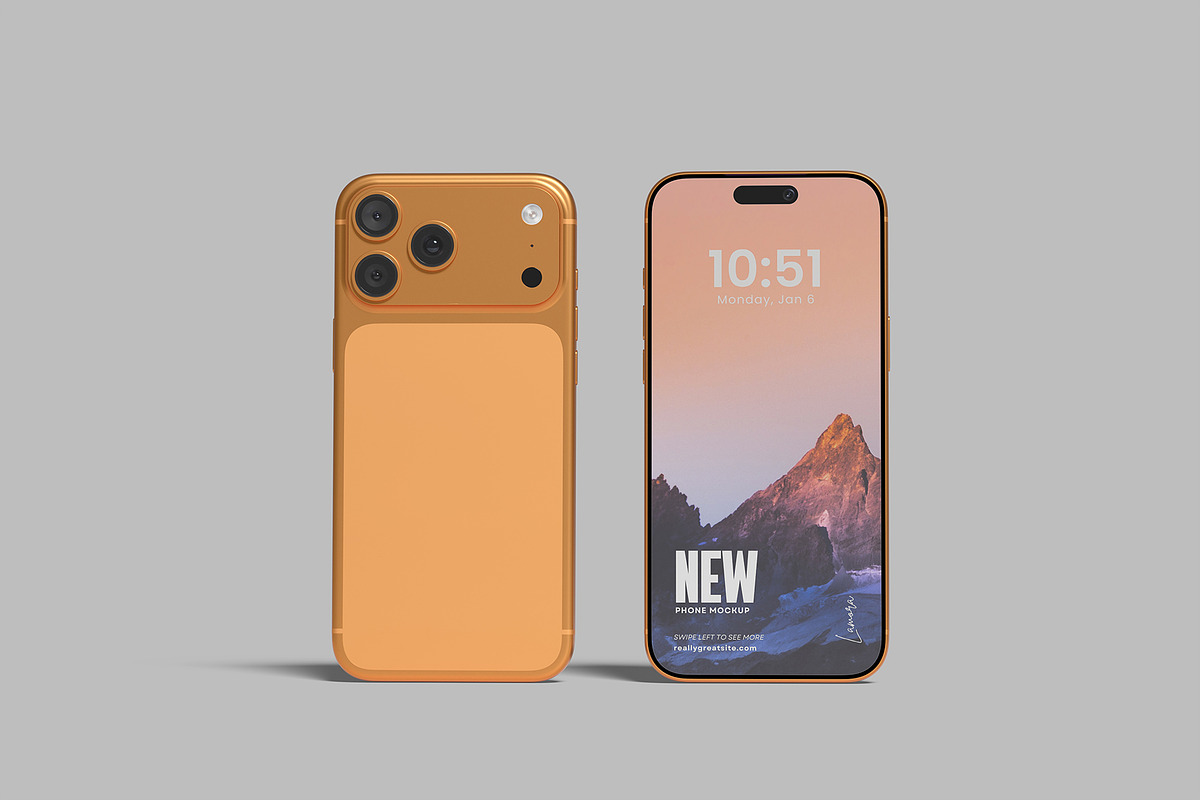 iPhone 17 Pro Max Mockup, an iPhone Mockup by lamorastudio (Photo 12 of 13)