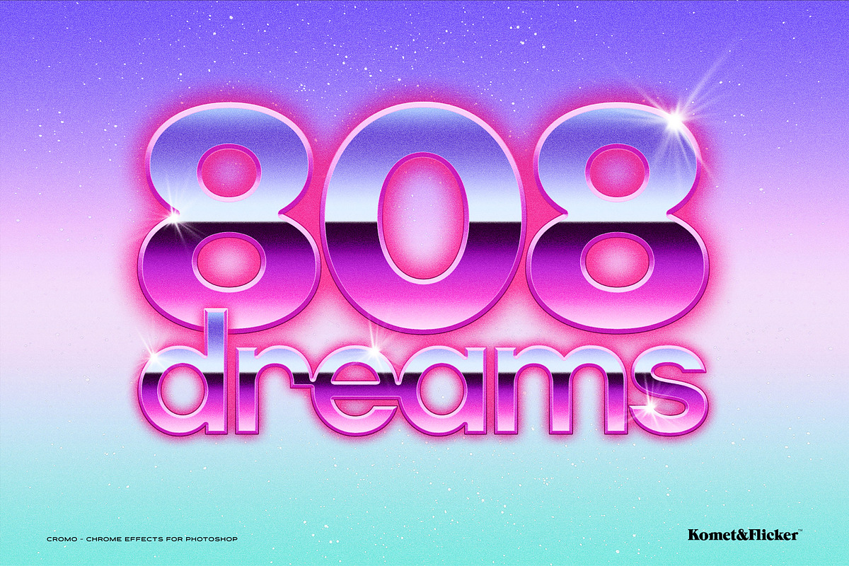 CROMO - Chrome Effects for Photoshop, a Layer Style Add-On by Komet & Flicker (Photo 10 of 12)