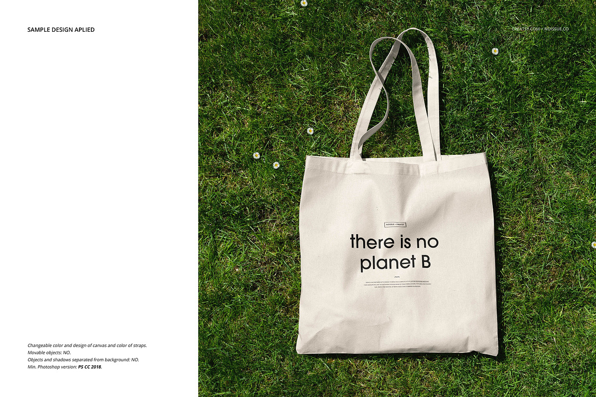 Noissue Tote Bag Mockup Bundle, a Packaging Mockup by creatsy5 (Photo 62 of 67)