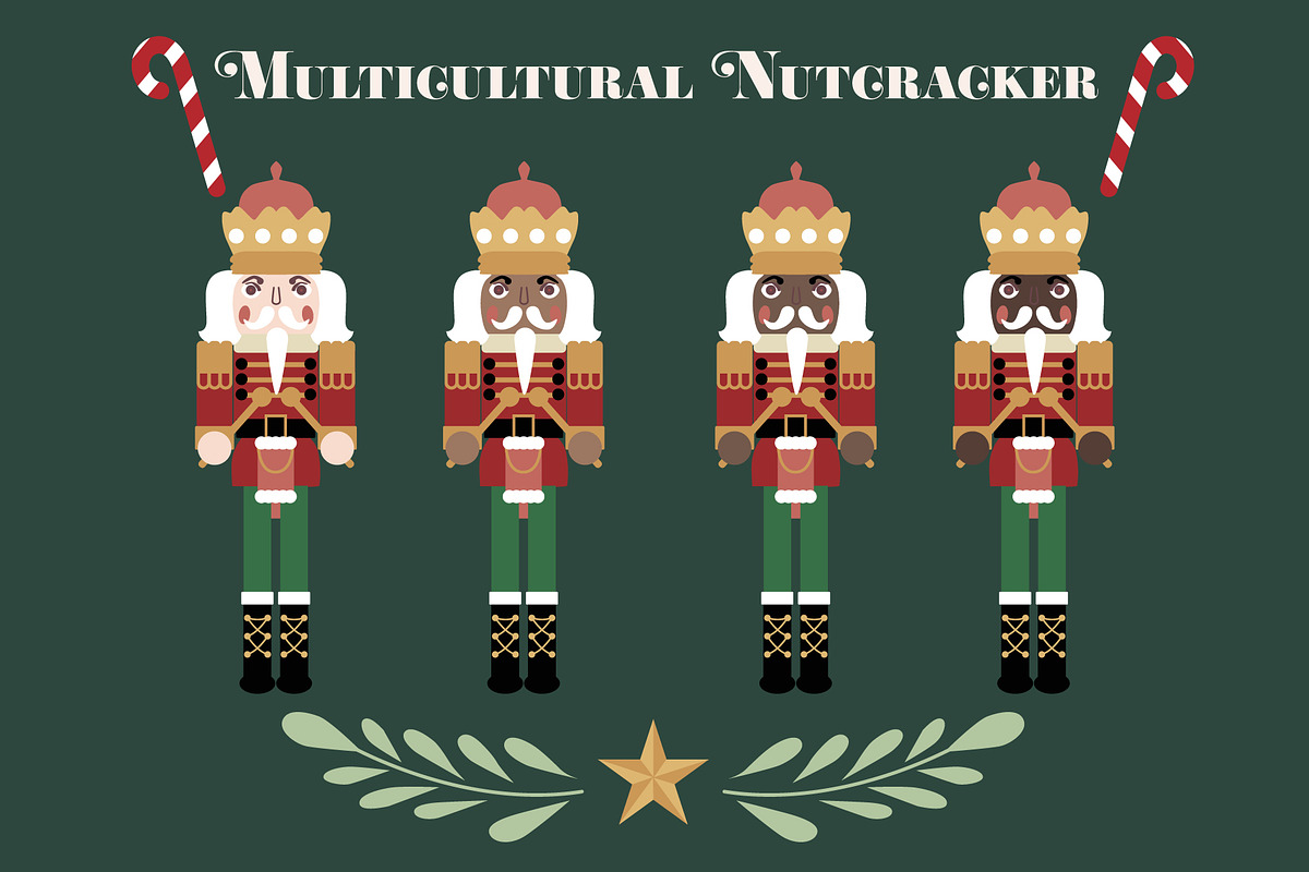 Nutcracker Christmas Clipart, an Illustration by The Audacious Brush (Photo 4 of 9)