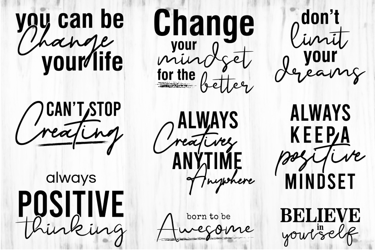 Inspirational & Motivational Bundle, an Object Graphic by D2PUTRI (Photo 4 of 27)