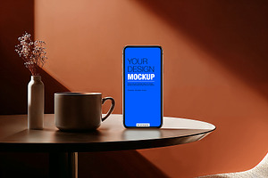Modern mockup mobile