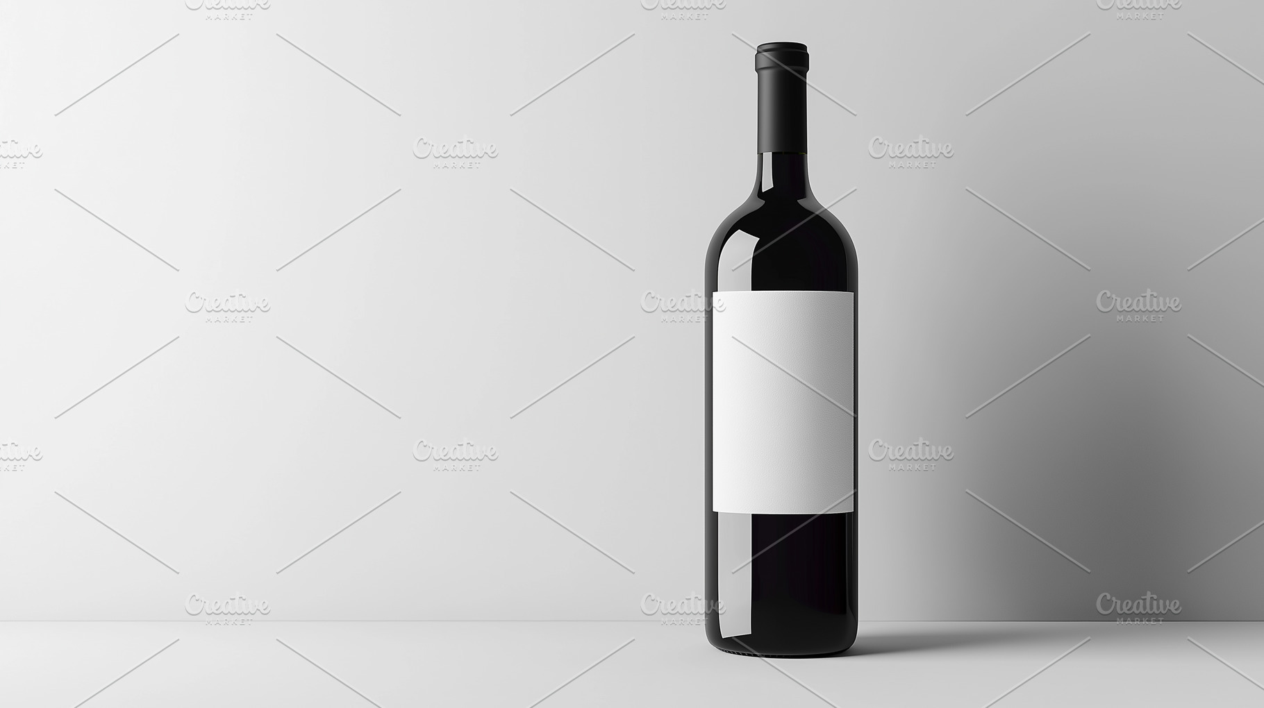 Black bottle of red wine with label, a Food & Drink Photo by MistyDay