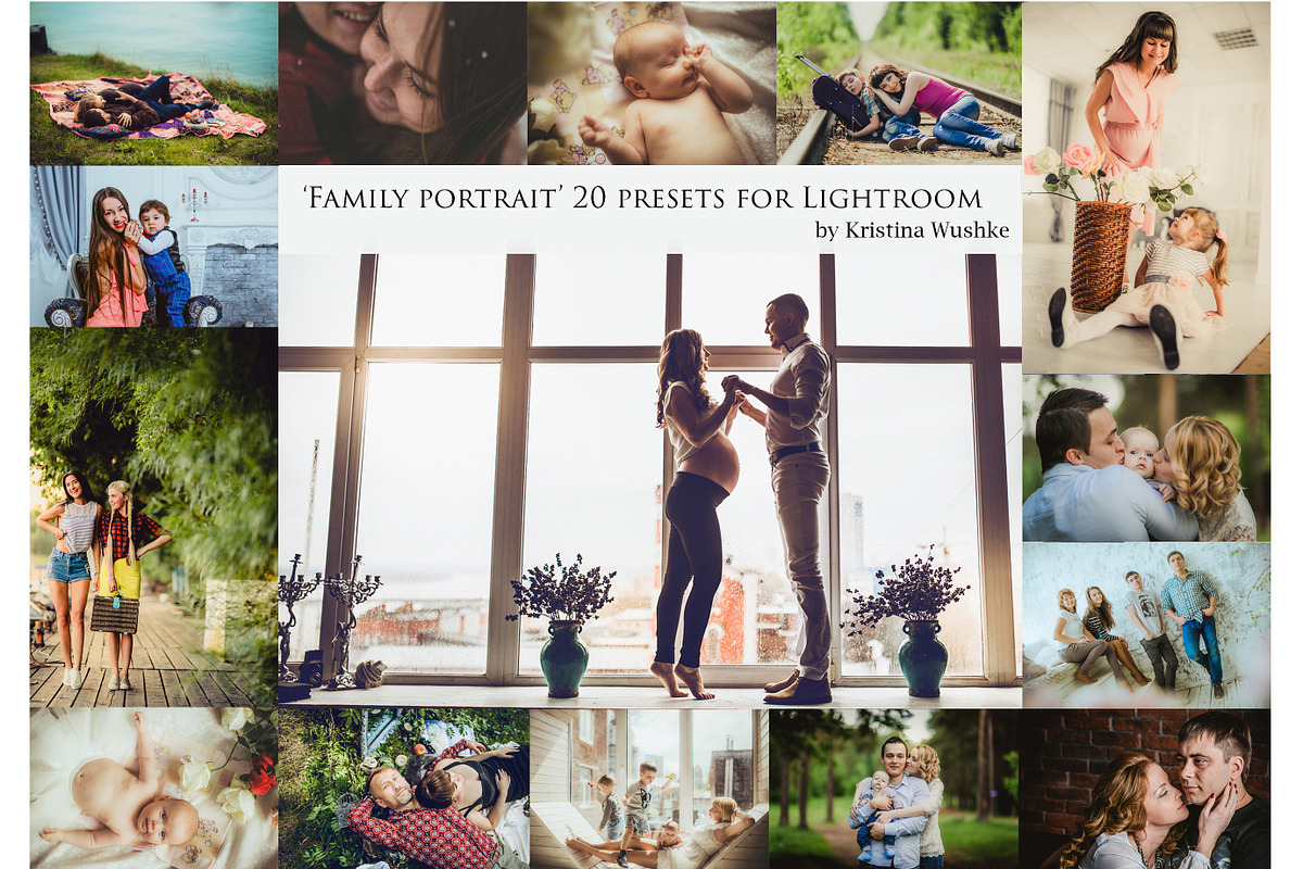 Lightroom presets for family photos, an Action Add-On by Graphics, Presets, Photos (Photo 1 of 17)