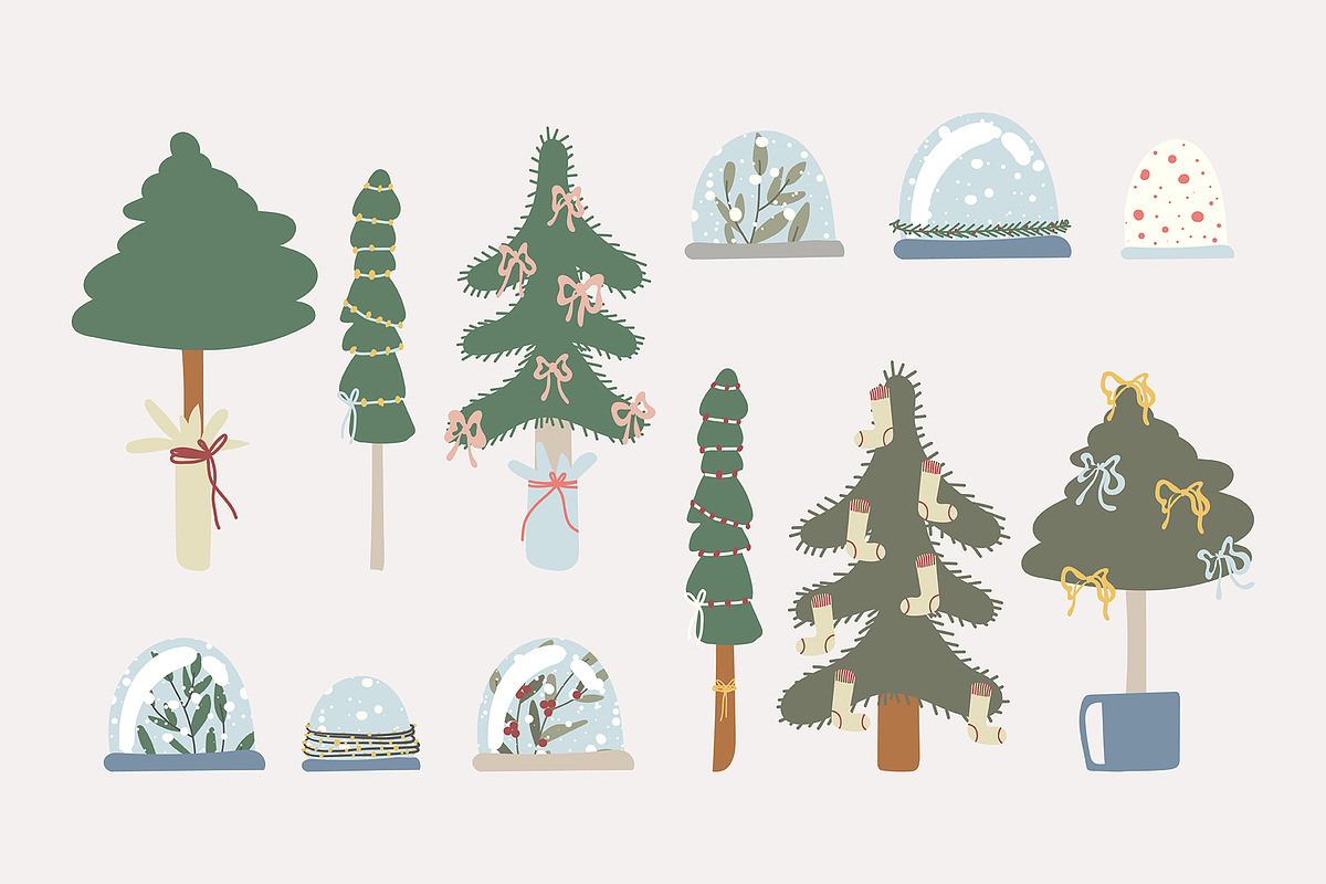 Sustainable Christmas Illustrations, a Seasonal Illustration by JuDesign (Photo 10 of 14)