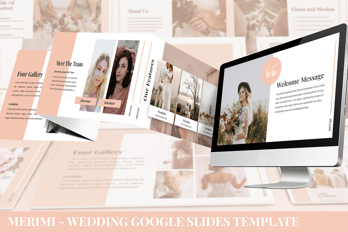 Merimi - Wedding Google Slides, a Presentation Template by SlideFactory (Photo 1 of 4)