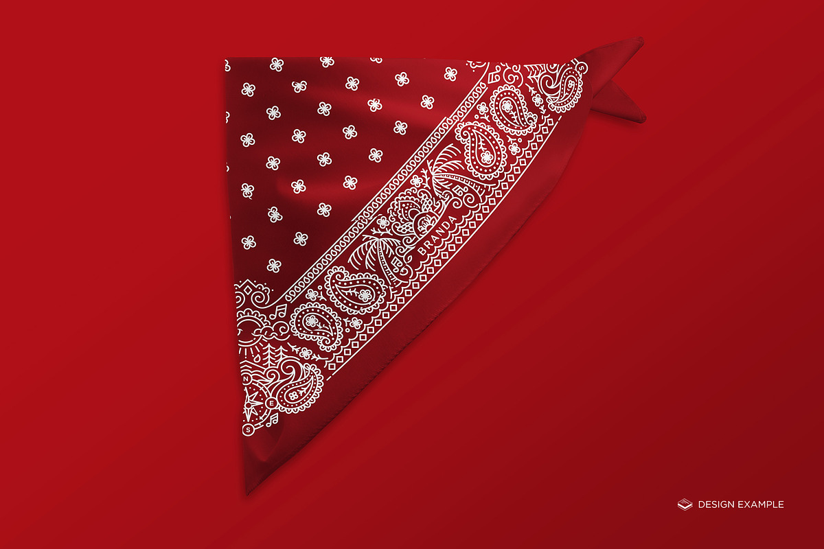 Bandana Mock-up, a Mask Mockup by Branda Keeps (Photo 11 of 17)