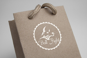 Angry Bull Logo Template