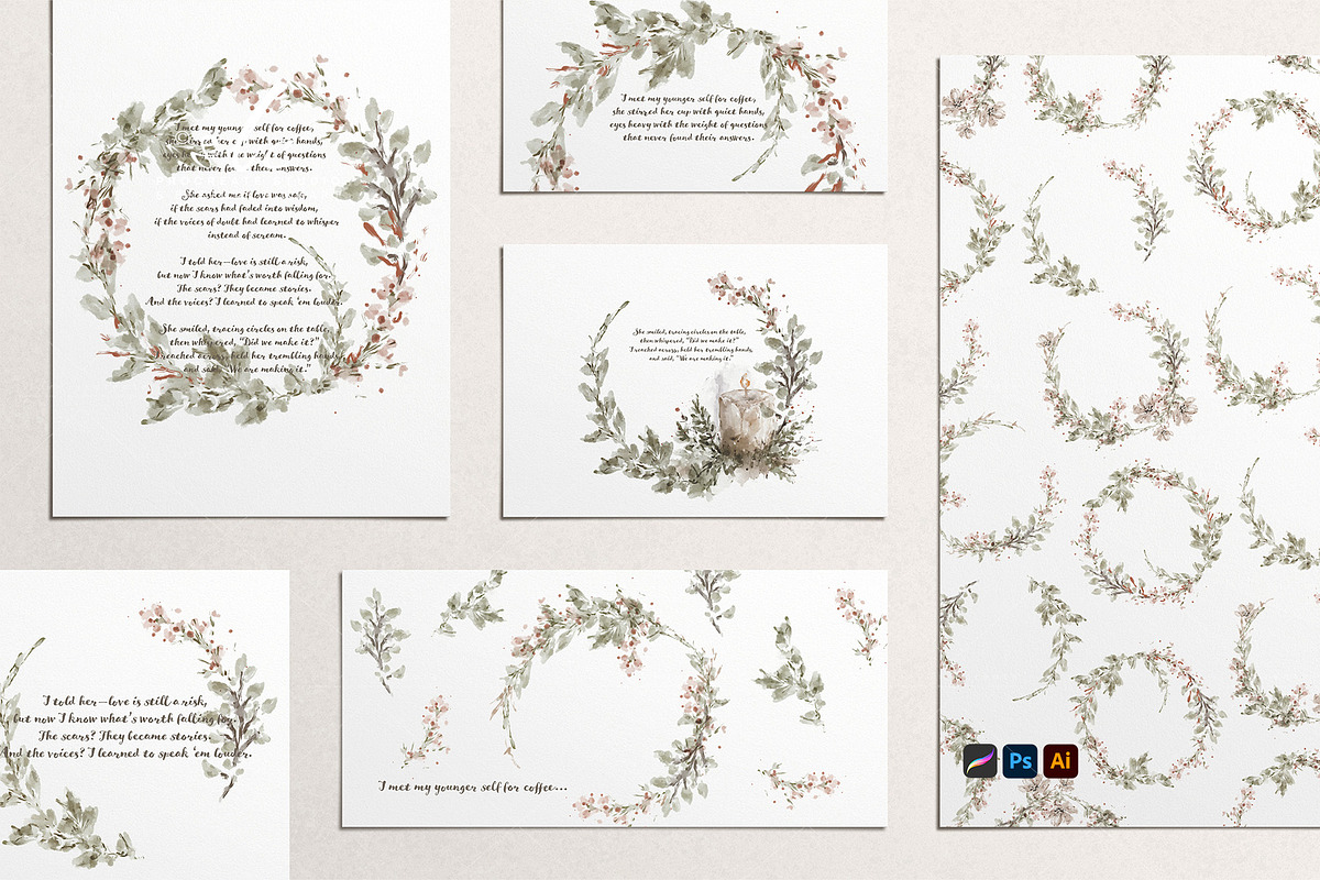 Bloom | Wedding Watercolor Florals, a Decorative Illustration by slowlivecreate (Photo 7 of 8)