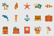 Travel icon set, an Icon by NatalieArtShop (Thumbnail 8 of 12)