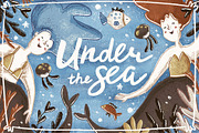 Under The Sea Collection • Mermaids, a Decorative Illustration by Yeticrab (Thumbnail 1 of 11)