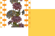 Chrysanthemum Floral Folk Motif, a Pattern Graphic by NayaChu (Thumbnail 7 of 9)