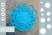 Paper Cutting Flowers SVG Bundle, an Illustration by illuztrate (Thumbnail 2 of 11)