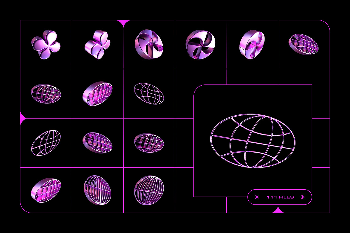 3D Y2K Objects - 111 illustrations, an Object Graphic by assetpro.design (Photo 7 of 15)