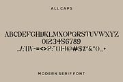 QIQAR modern serif font, a Serif Font by alanwarstd (Thumbnail 5 of 5)