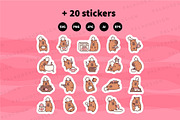 Capybara Cook Clipart, an Animal Illustration by Palau (Thumbnail 10 of 10)