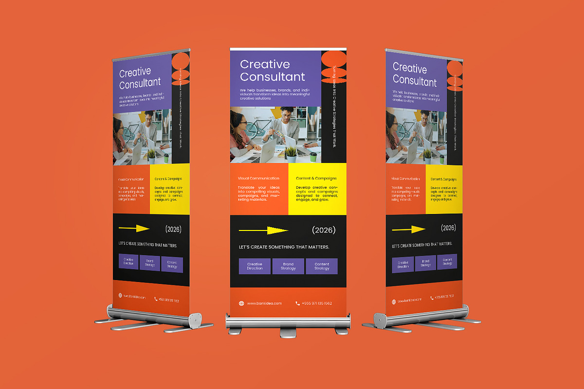 Creative Consultant - Roll Up Banner, a Card Template by VUNIRA (Photo 3 of 3)