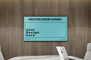 Meeting Room Screen vol.02 - Mockups, a Wearable Device Mockup by Rometheme Std (Thumbnail 4 of 4)