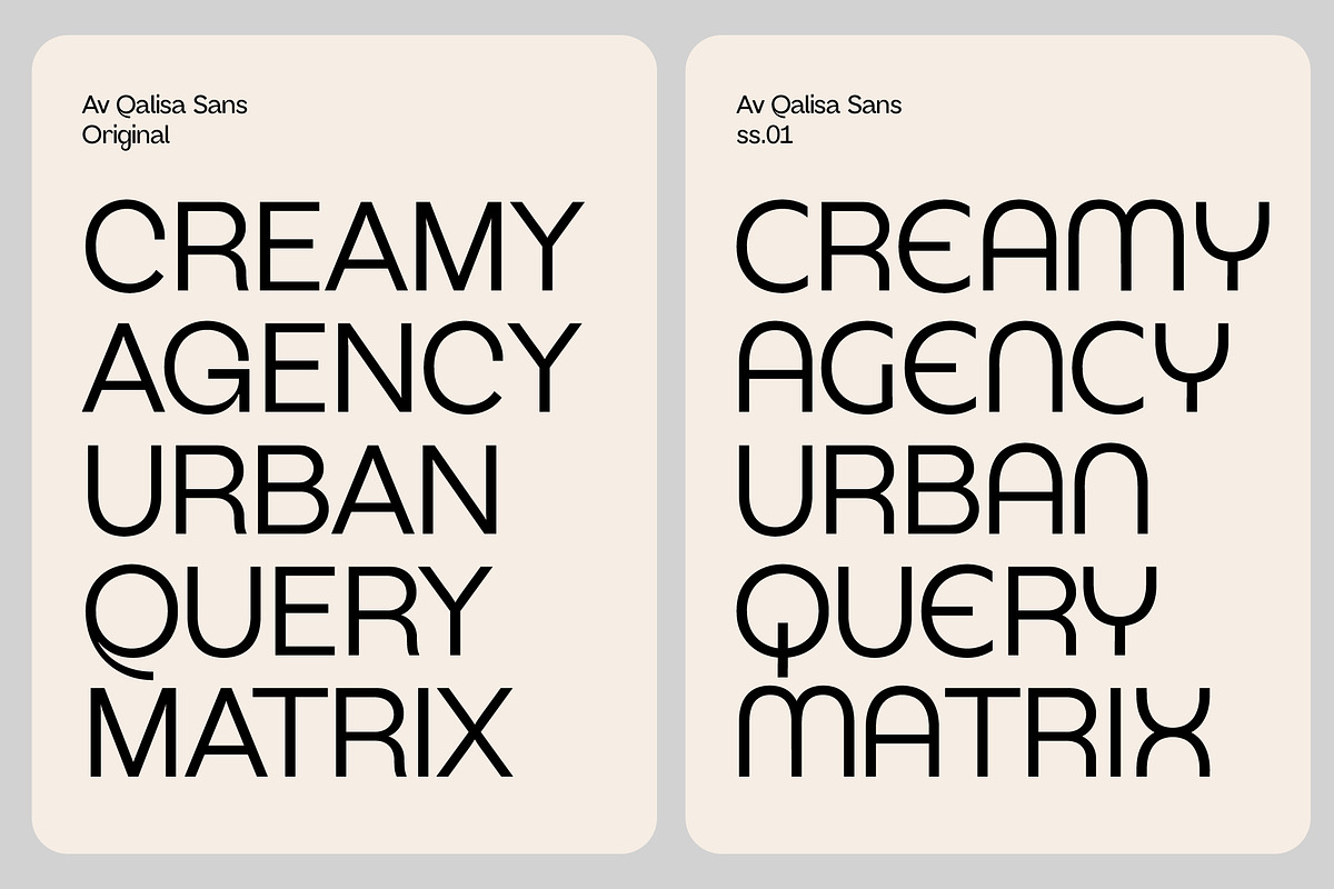 Qalisa - Modern sans, a Sans Serif Font by Uncarving (Photo 10 of 20)