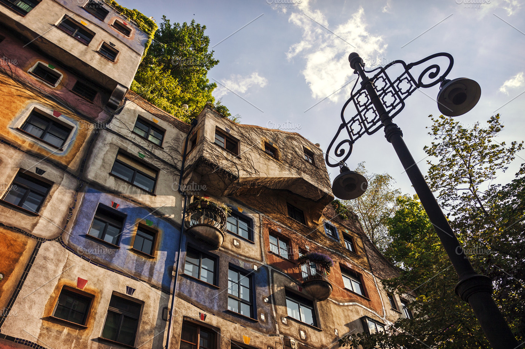 Hundertwasser house in Vienna, an Architecture Photo by BOOCYS