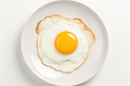 Hearty Plate delicious fried egg, a Food & Drink Photo by Ylivdesign