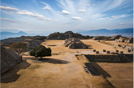 Ancient ruins on plateau Monte Alban, an Architecture Photo by f9photos