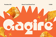 Gagire - Snack Food Brand Font, a Sans Serif Font by Pandeka Studio (Thumbnail 1 of 9)