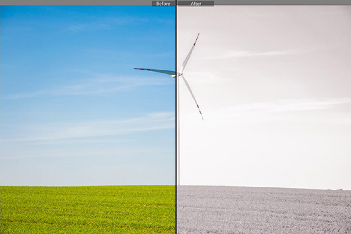 Black and white lightroom presets preview 8