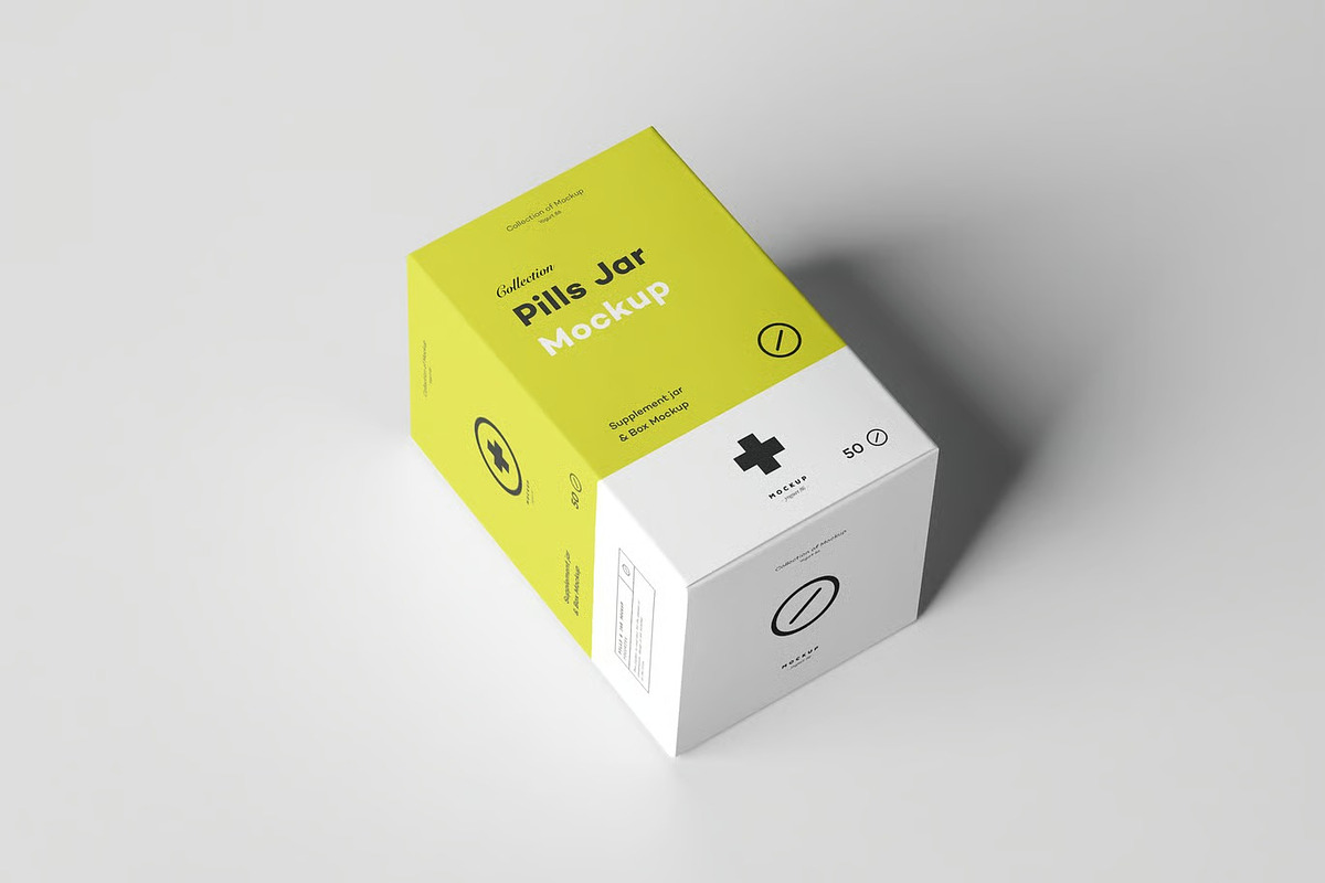 Pills Jar Mockup, a Packaging Mockup by zippypixelstudio (Photo 8 of 13)