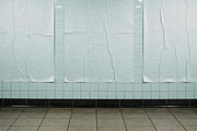 Glued Posters Mockup on Tile Wall, an Advertising Mockup by Design Squad (Thumbnail 2 of 5)