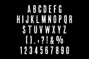 Narrow – Vintage Display Font, a Sans Serif Font by Fourteen Letter (Thumbnail 5 of 6)
