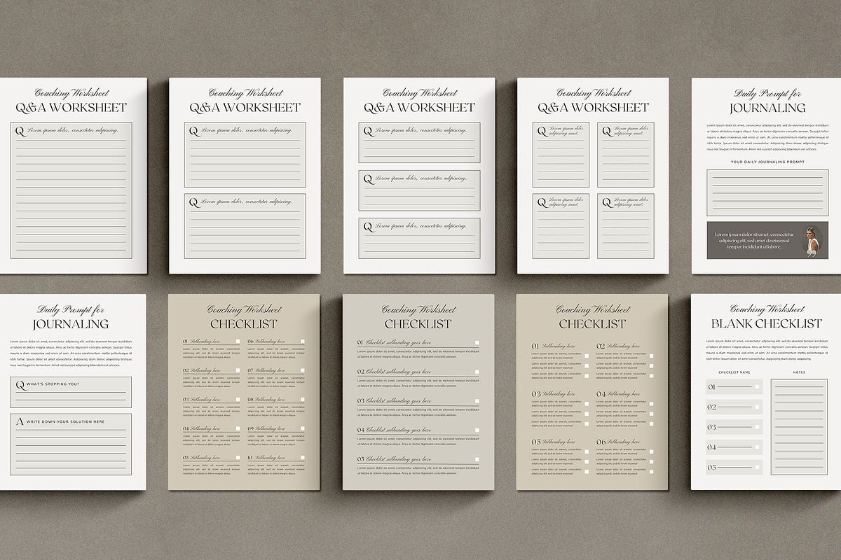 Coach + Course Creator Bundle CANVA, a Magazine Template by Studio Loire (Photo 33 of 76)