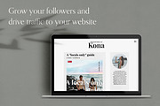 Kona Social Media Pack, a Social Media Template by Eternel Design Studio (Thumbnail 3 of 5)